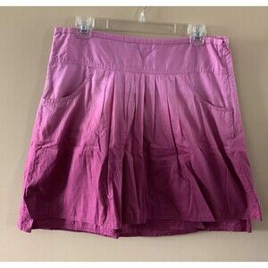 Athleta Women’s Skirt Ombre Whisper Lined Pink Purple Pockets Size 6